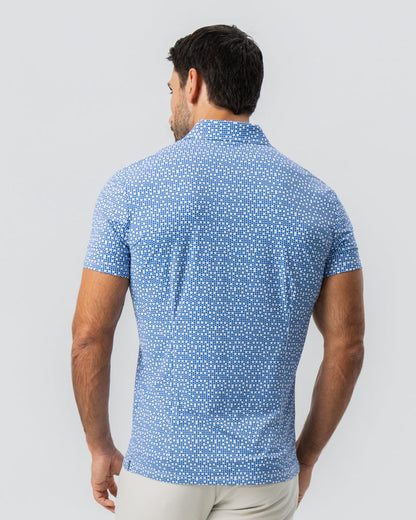 State & Liberty - "The Beckham" Geo Royal Blue & White Double Circle