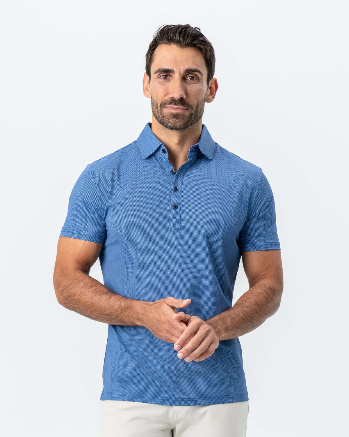 State & Liberty - "The Luke" Blue Mini Crown Check