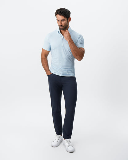 State & Liberty - "The Bolt" Light Blue & Navy Cross Diamond