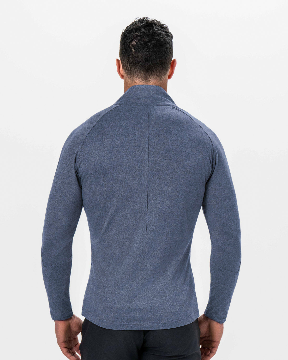 State & Liberty - Brushed Quarter Zip - Heathered Navy