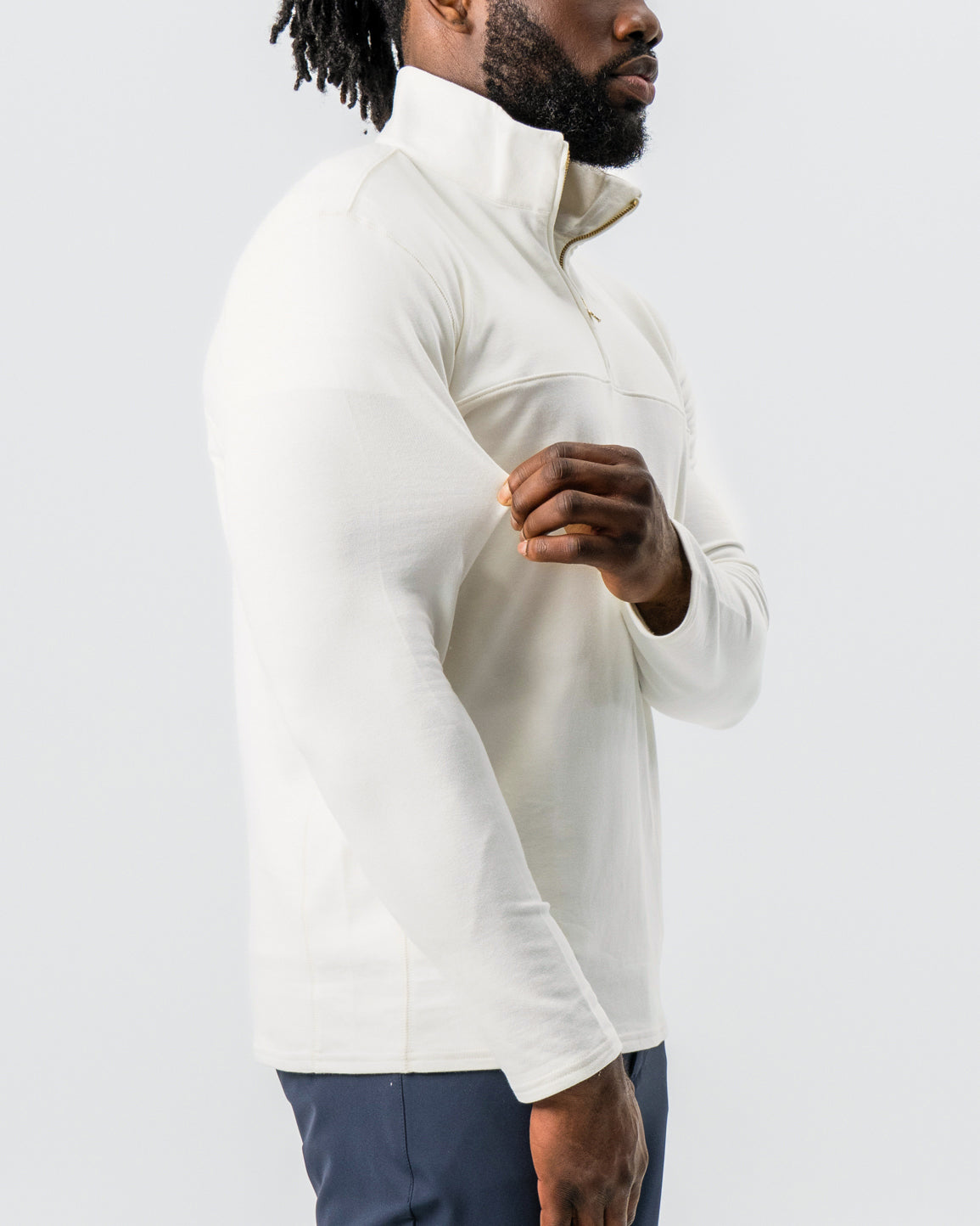State & Liberty - Quarter Zip - Solid Cream
