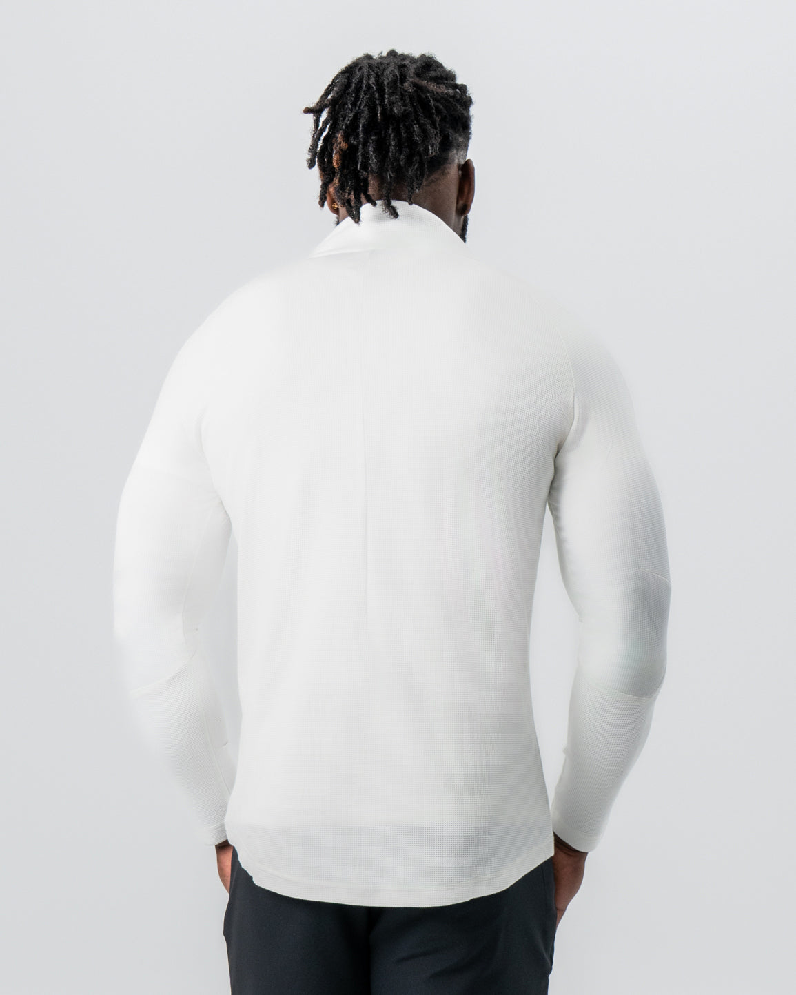 State & Liberty - Waffle Knit Quarter Zip - Solid Cream