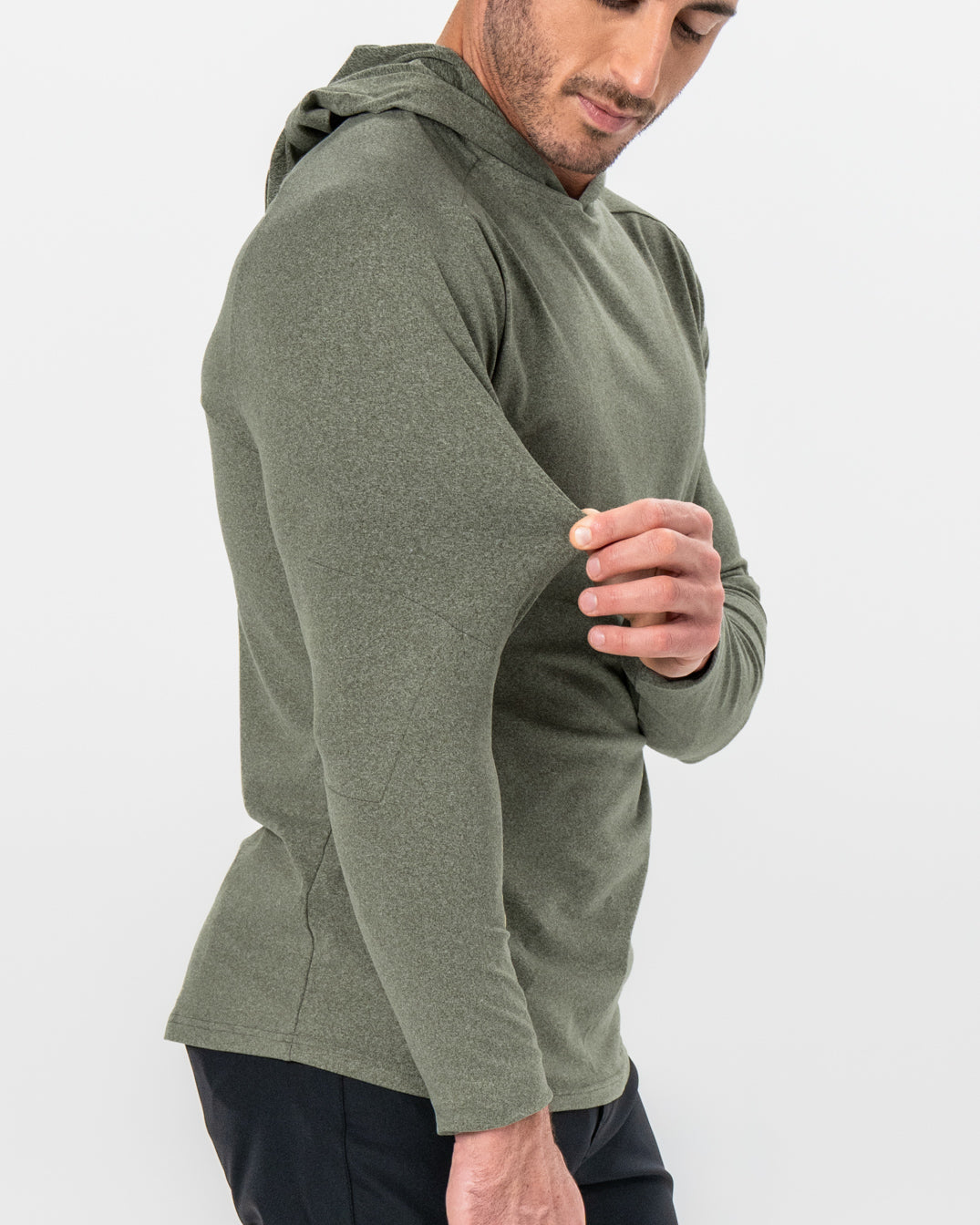 State & Liberty - Brushed Hoodie - Heathered Olive