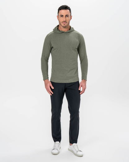 State & Liberty - Brushed Hoodie - Heathered Olive