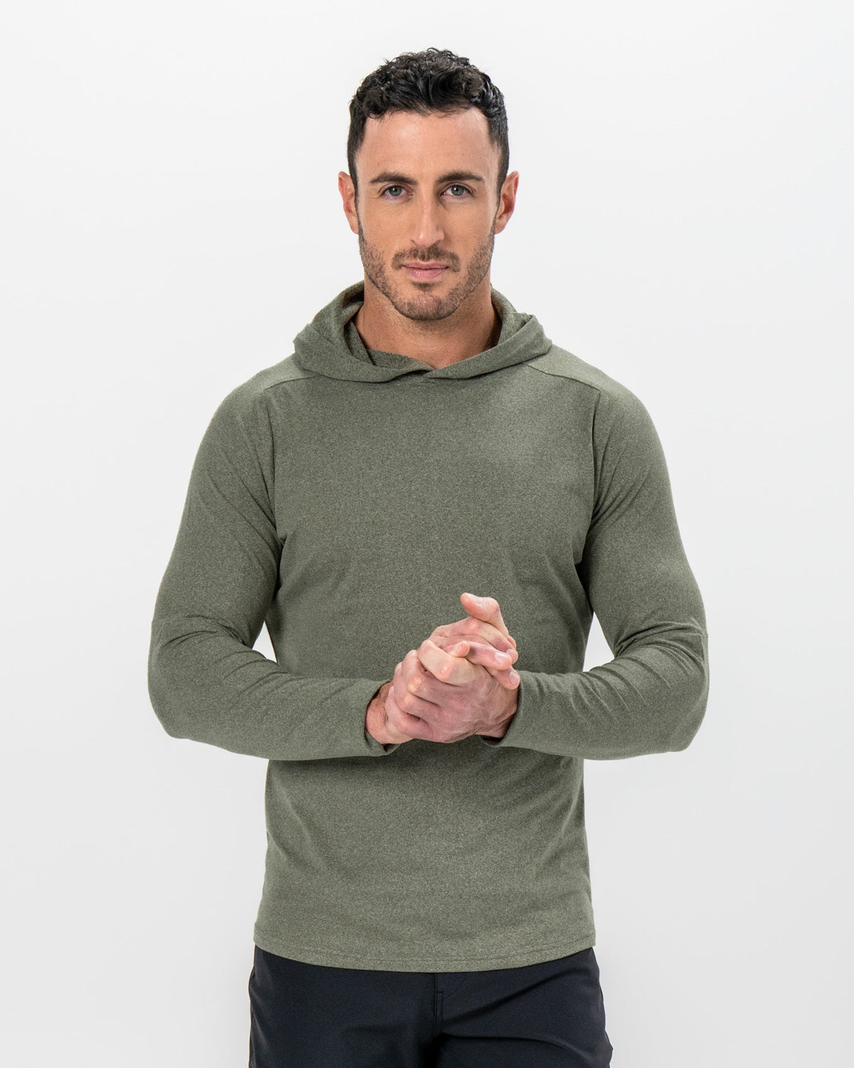State & Liberty - Brushed Hoodie - Heathered Olive