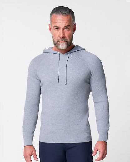State & Liberty - Heavy Knit Hoodie - Grey