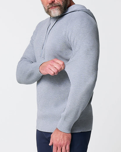 State & Liberty - Heavy Knit Hoodie - Grey