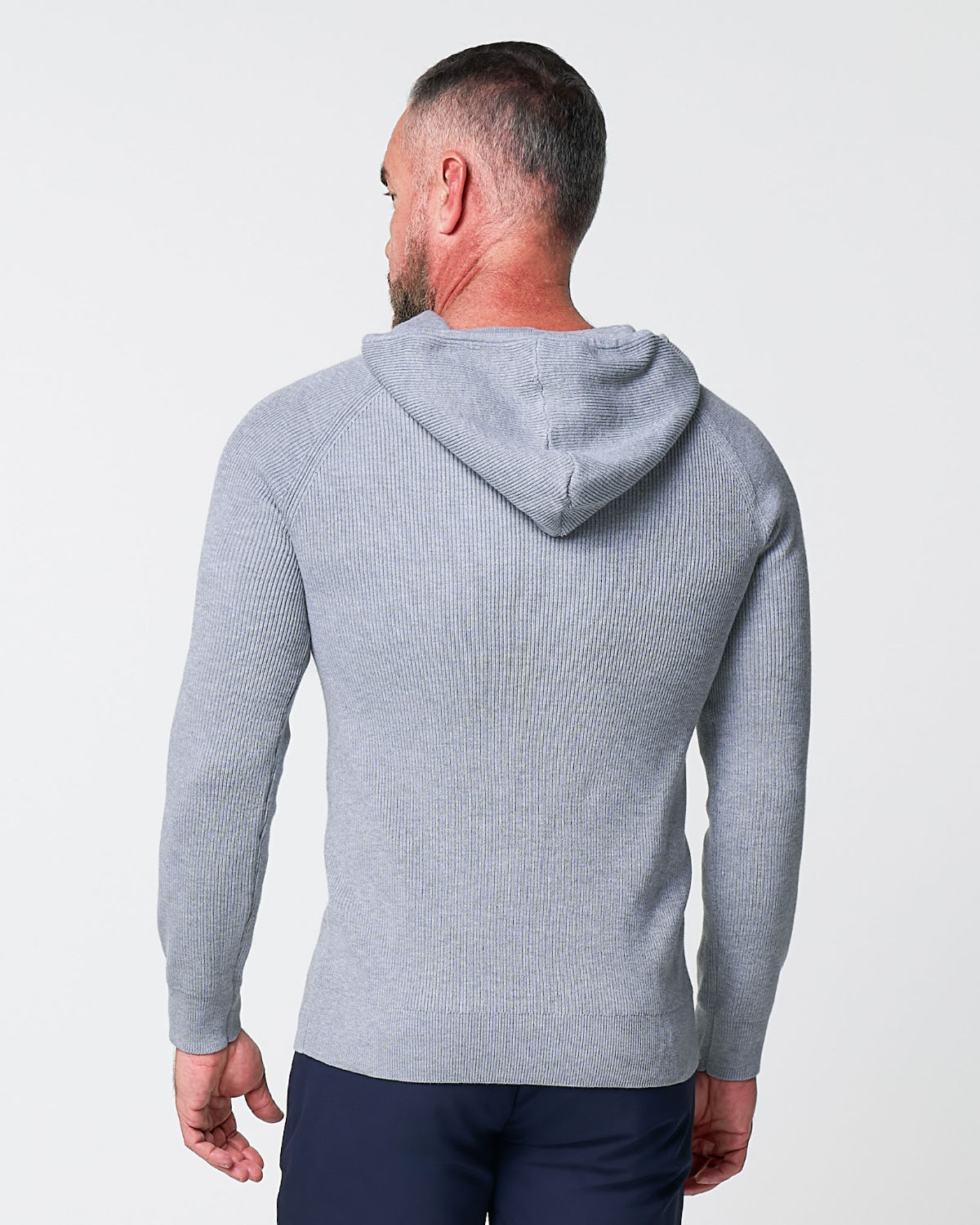 State & Liberty - Heavy Knit Hoodie - Grey