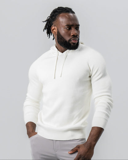 State & Liberty - Heavy Knit Hoodie - Cream
