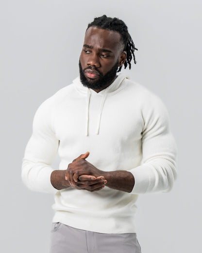 State & Liberty - Heavy Knit Hoodie - Cream