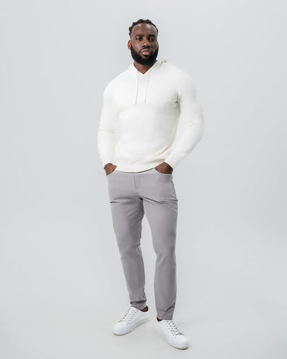 State & Liberty - Heavy Knit Hoodie - Cream