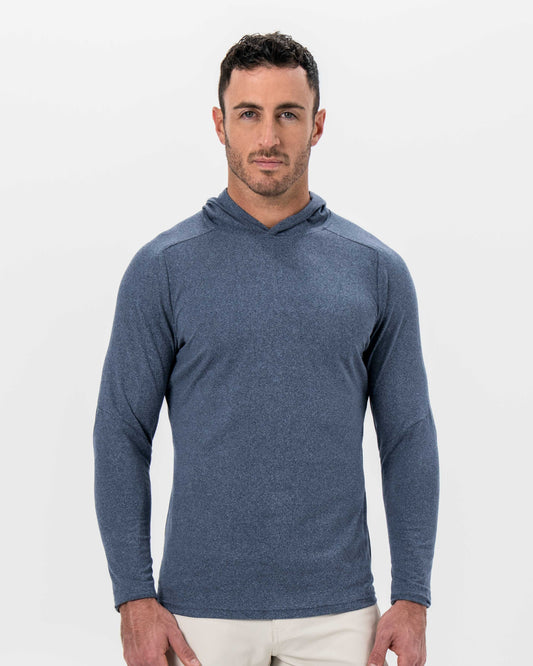 State & Liberty - Brushed Hoodie - Heathered Navy