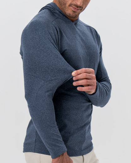 State & Liberty - Brushed Hoodie - Heathered Navy