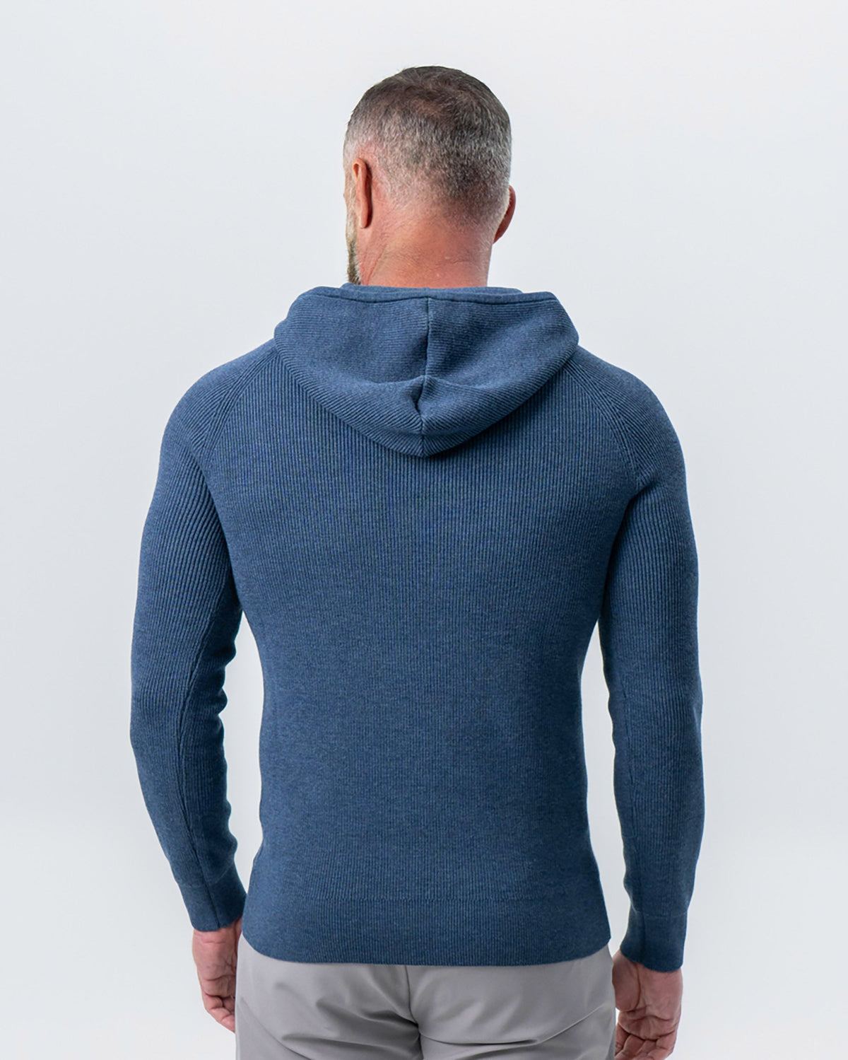 State & Liberty - Heavy Knit Hoodie - Navy