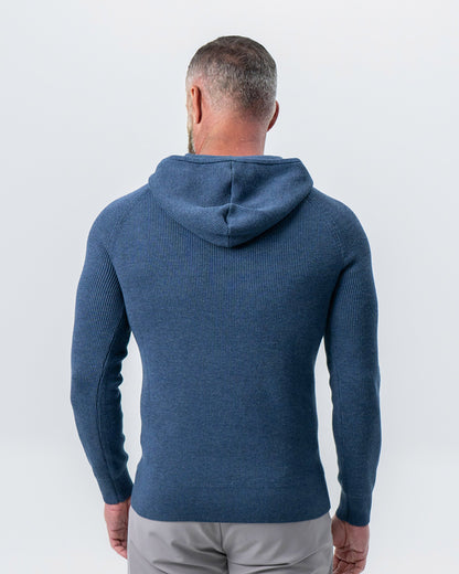 State & Liberty - Heavy Knit Hoodie - Navy