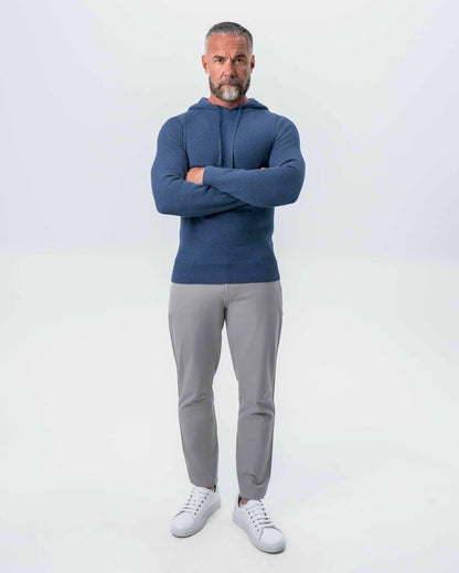 State & Liberty - Heavy Knit Hoodie - Navy