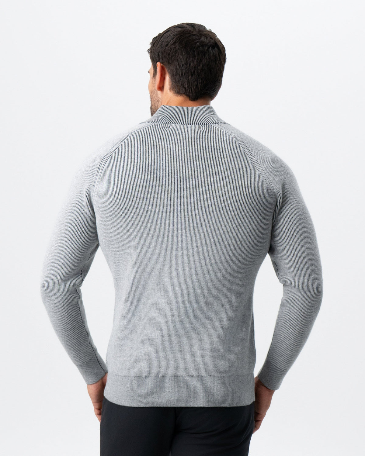 State & Liberty - Mid-Weight Sweater Bomber - Grey