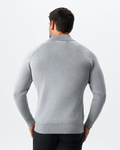 State & Liberty - Mid-Weight Sweater Bomber - Grey