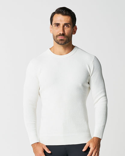 State & Liberty - Heavy Knit Crewneck - Cream