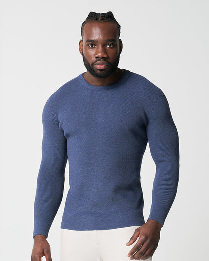 State & Liberty - Heavy Knit Crewneck - Navy