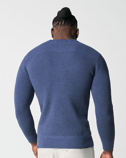 State & Liberty - Heavy Knit Crewneck - Navy