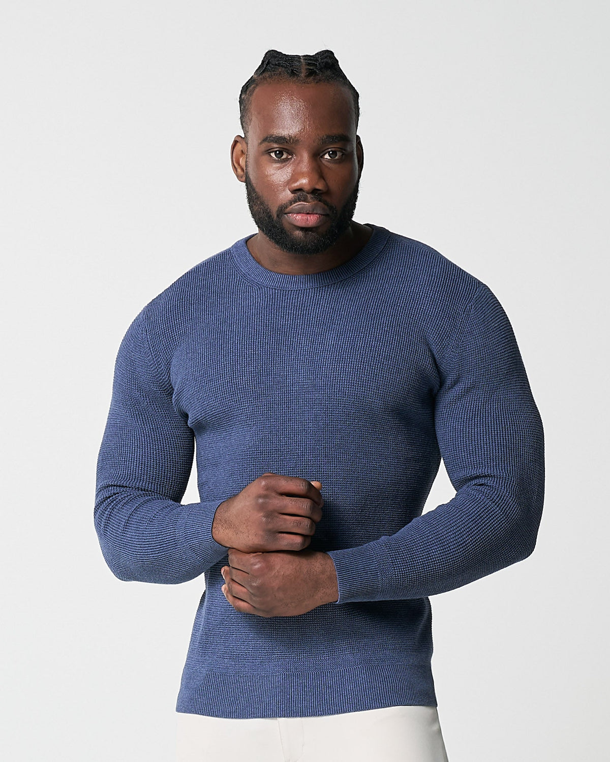 State & Liberty - Heavy Knit Crewneck - Navy