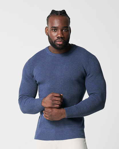 State & Liberty - Heavy Knit Crewneck - Navy
