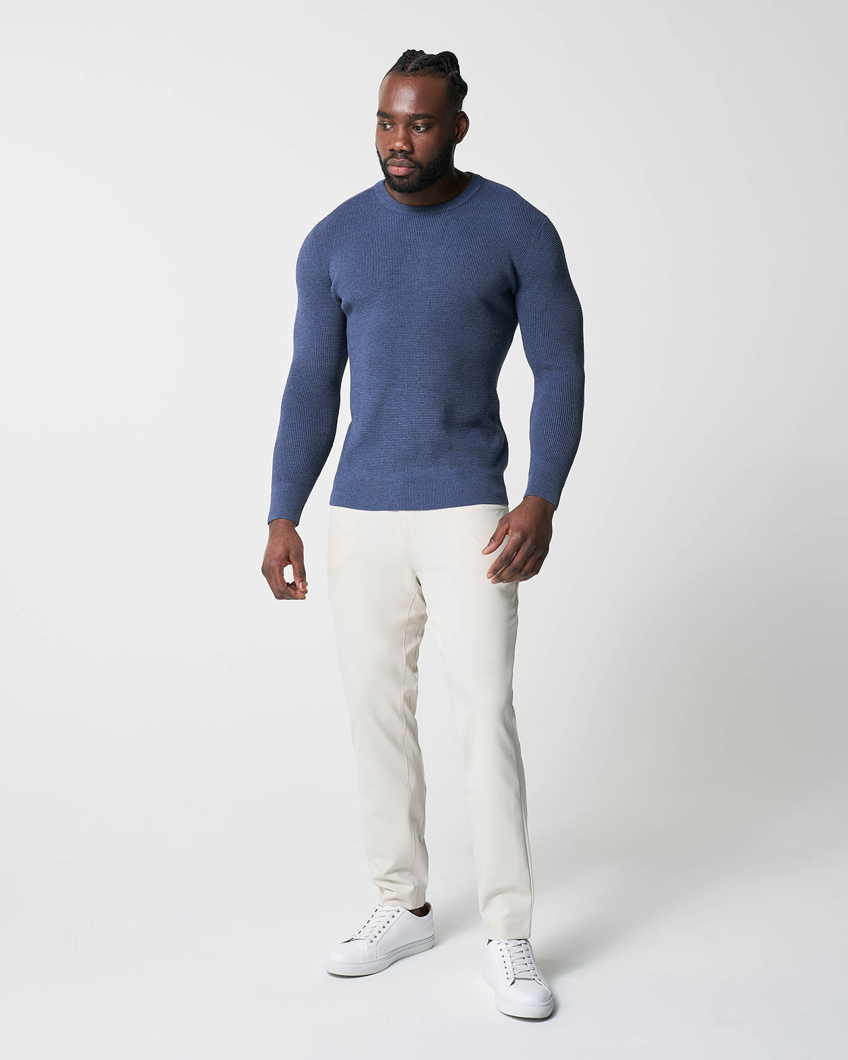 State & Liberty - Heavy Knit Crewneck - Navy
