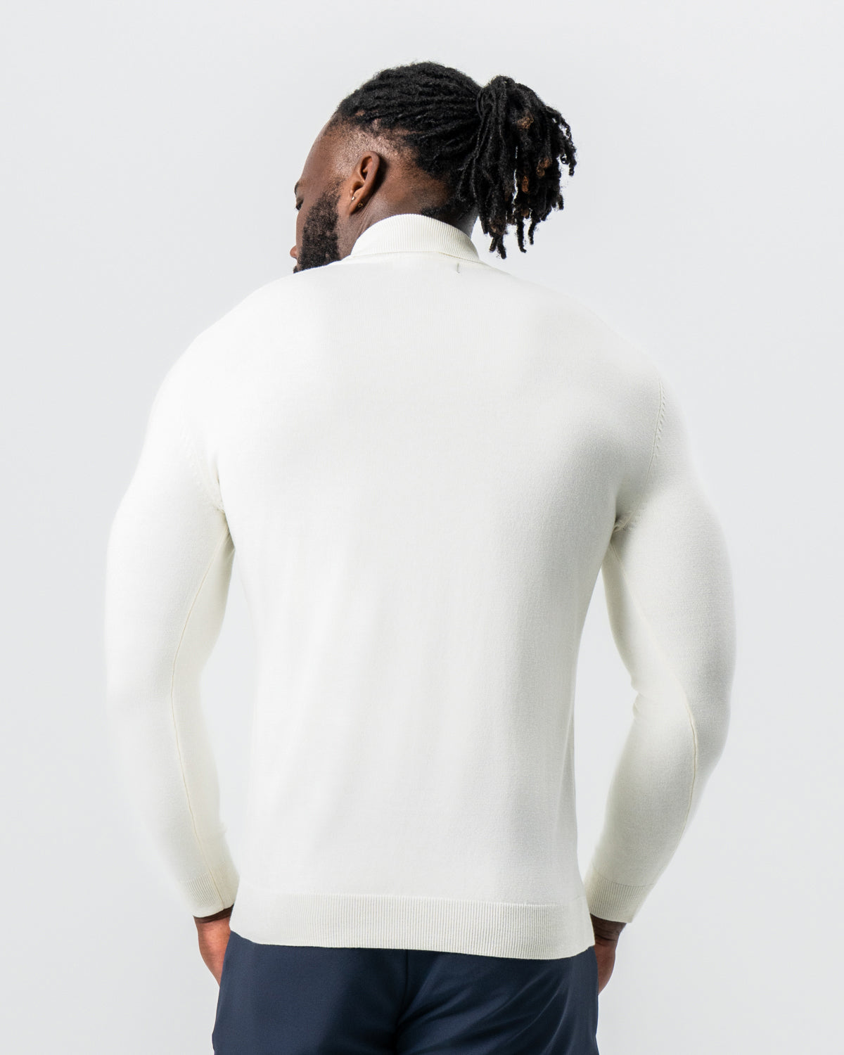 State & Liberty - Mid-Weight Wool Turtleneck - Cream