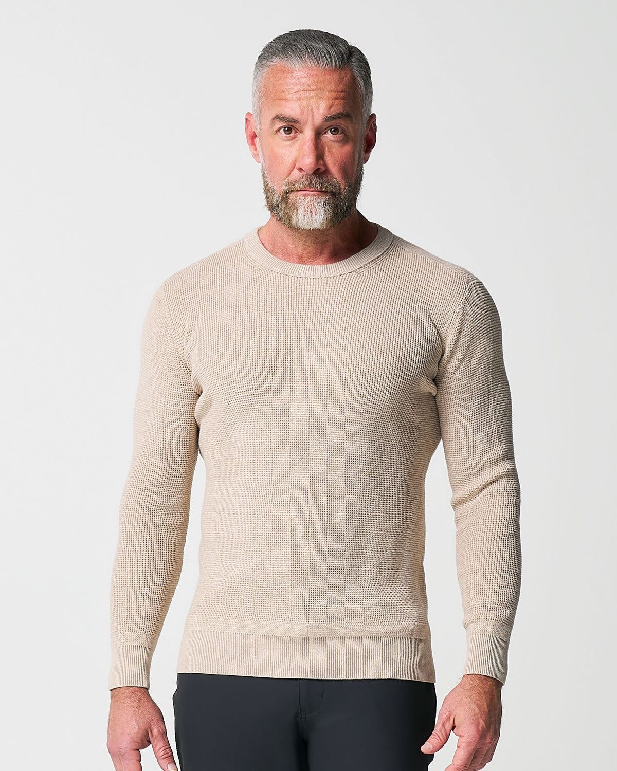 State & Liberty - Heavy Knit Crewneck - Tan
