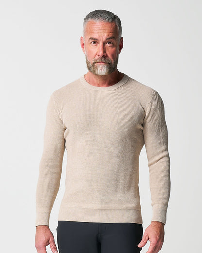 State & Liberty - Heavy Knit Crewneck - Tan