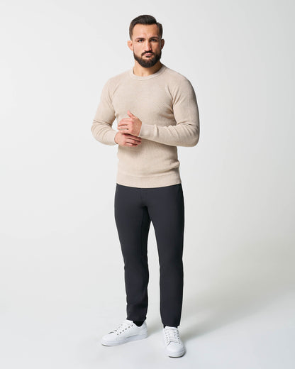 State & Liberty - Heavy Knit Crewneck - Tan