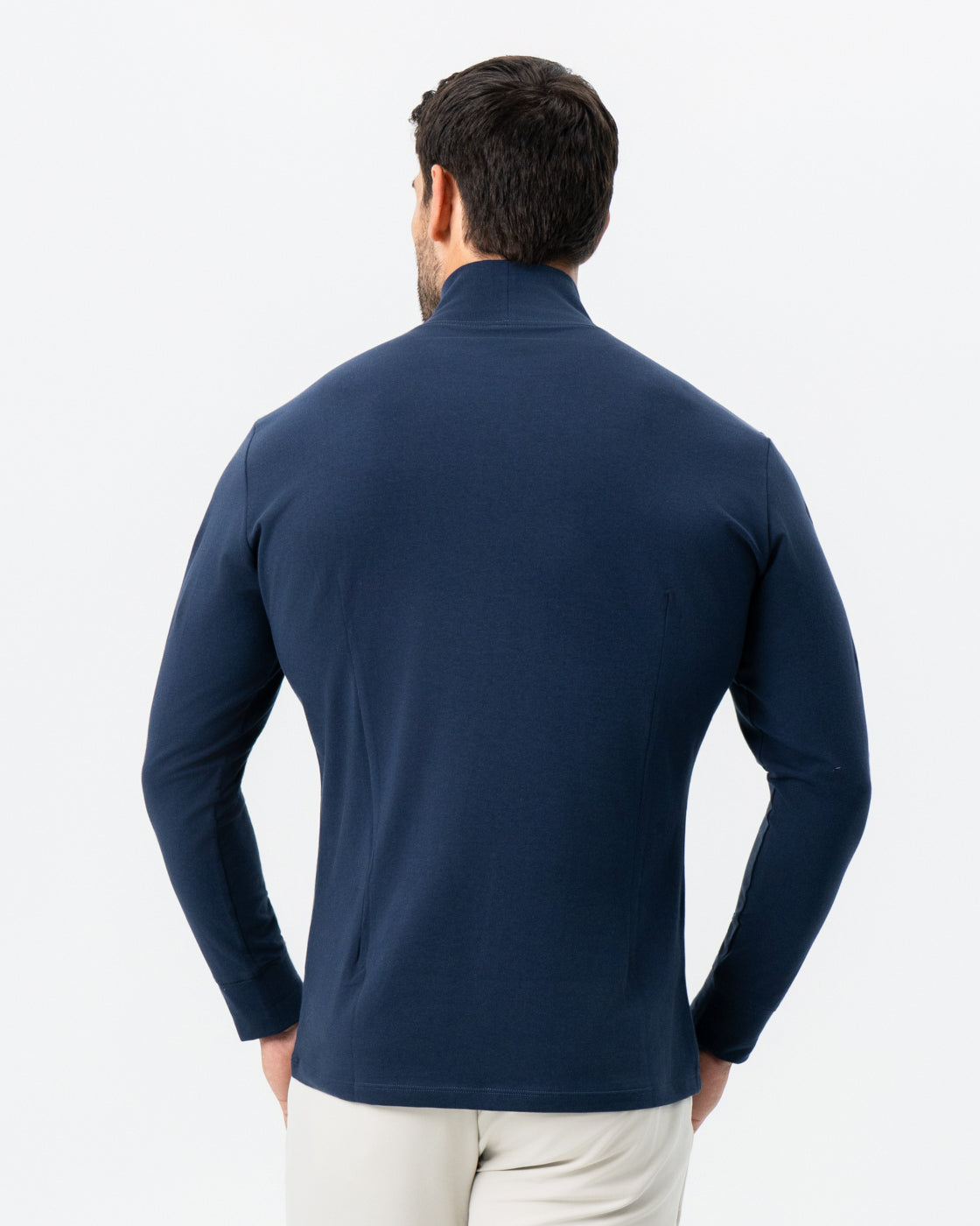 State & Liberty - Mock Turtleneck - Navy