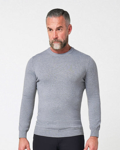 State & Liberty - Mid-Weight Wool Crewneck - Grey