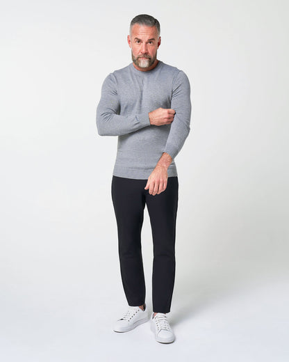 State & Liberty - Mid-Weight Wool Crewneck - Grey