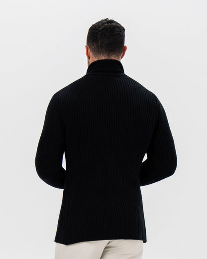 State & Liberty - Sweater Blazer - Black