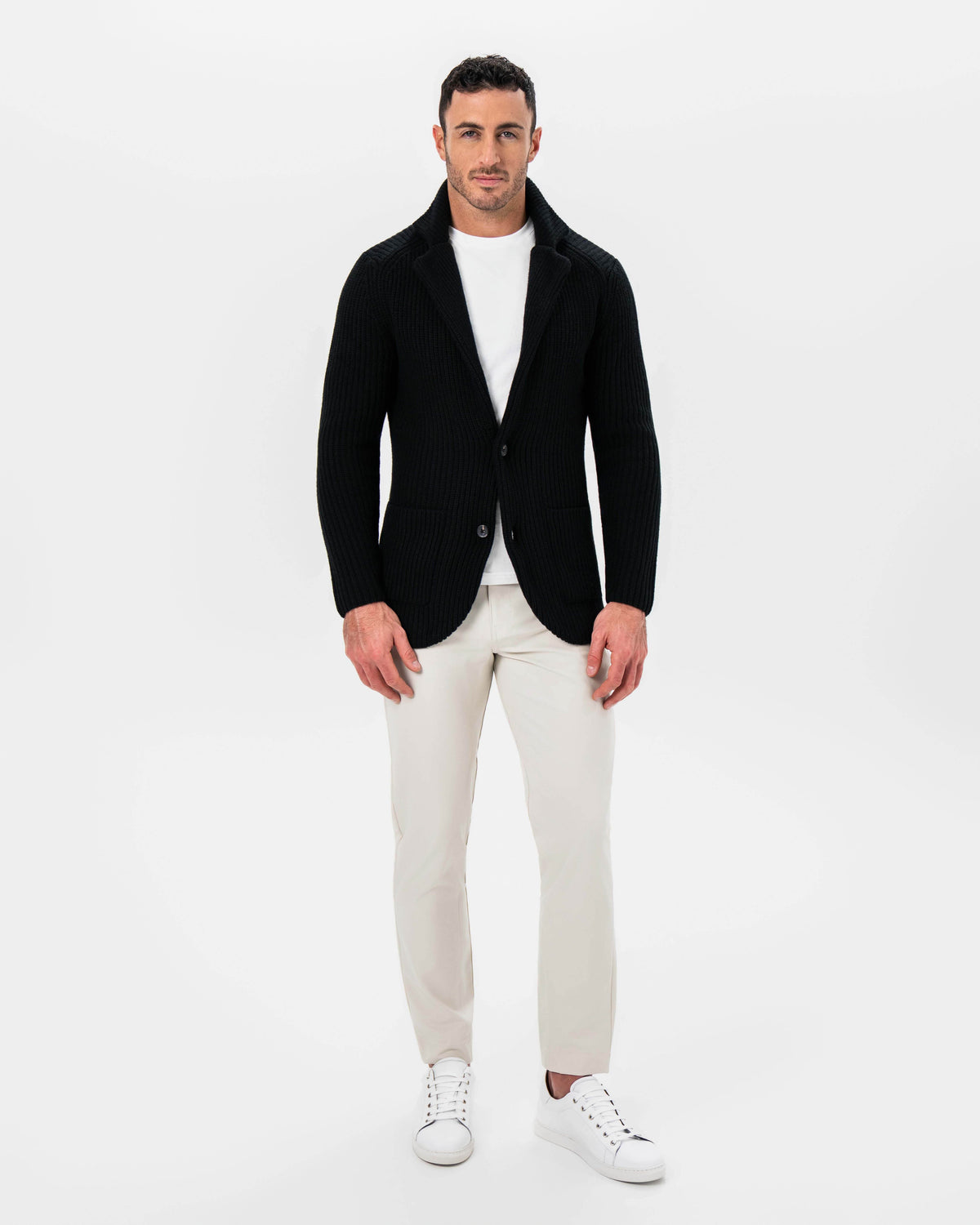 State & Liberty - Sweater Blazer - Black
