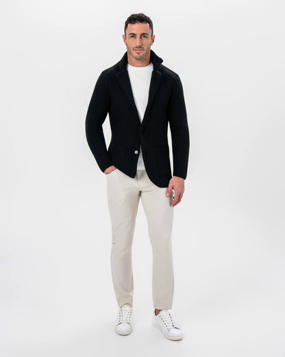 State & Liberty - Sweater Blazer - Black