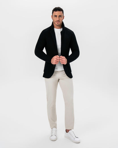 State & Liberty - Sweater Blazer - Black