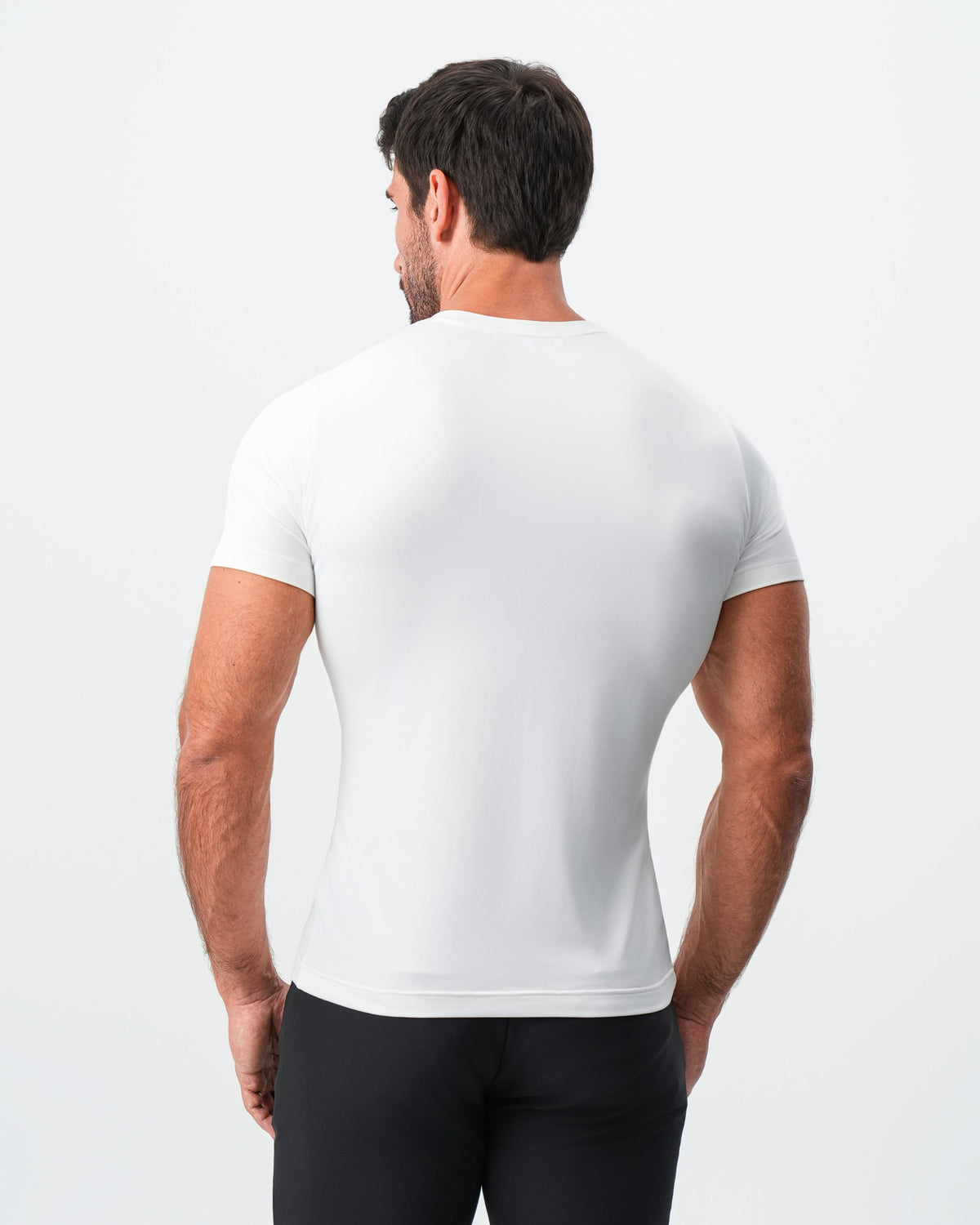 State & Liberty - Brushed Mid-Weight Short Sleeve Crewneck - White