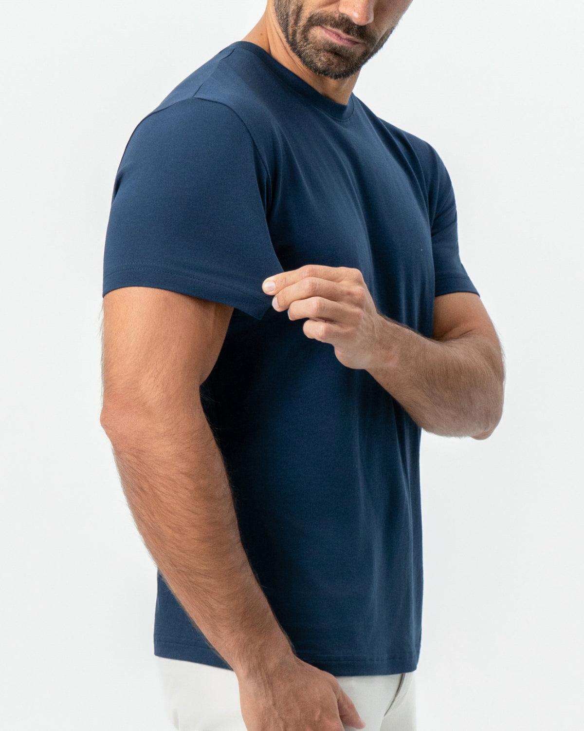State & Liberty - "The Hartford" Navy Short Sleeve Crewneck