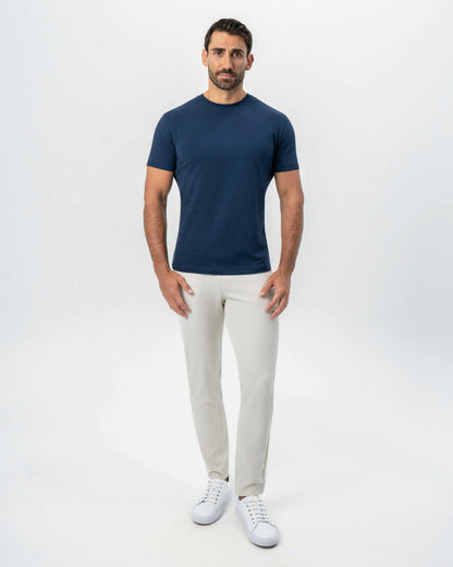 State & Liberty - "The Hartford" Navy Short Sleeve Crewneck