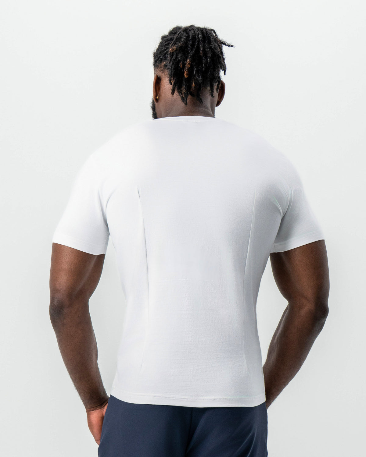 State & Liberty - "The Taylor" White Short Sleeve Crewneck