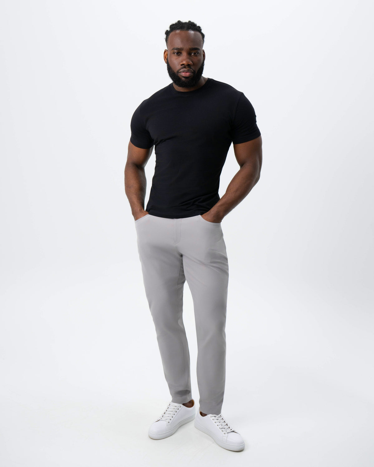 State & Liberty - "The Westport" Black Short Sleeve Crewneck