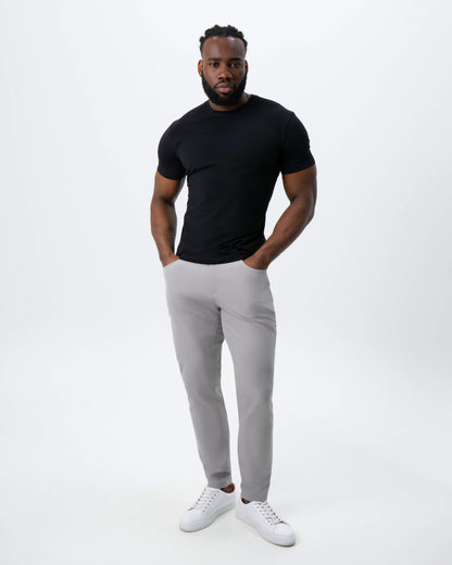 State & Liberty - "The Westport" Black Short Sleeve Crewneck
