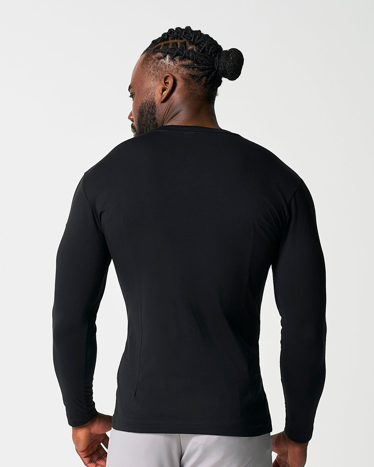 State & Liberty - "The Riley" Black Long Sleeve Crewneck