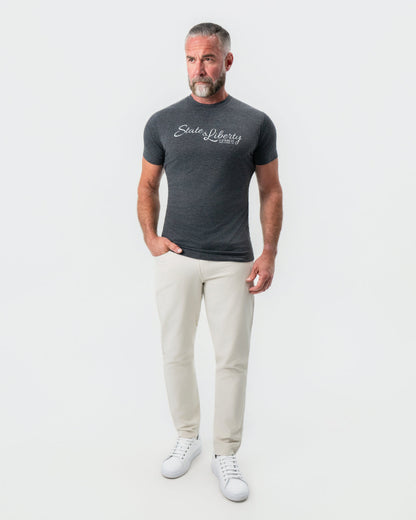 State & Liberty - Logo T-Shirt - Charcoal
