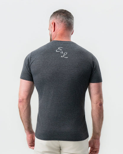 State & Liberty - Logo T-Shirt - Charcoal