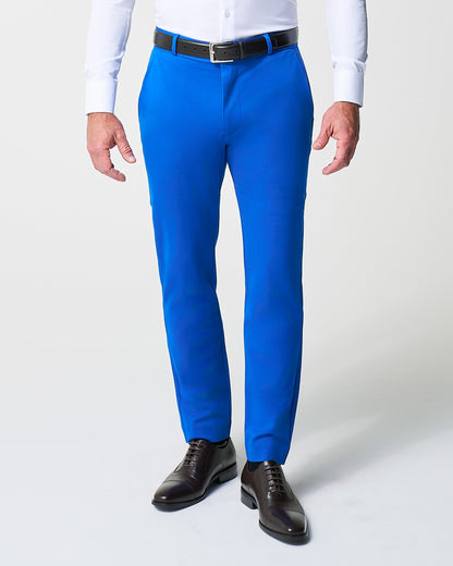 State & Liberty - Athletic Fit Stretch Suit Pants - Solid Royal Blue