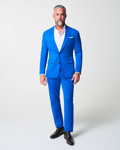State & Liberty - Athletic Fit Stretch Suit Pants - Solid Royal Blue